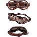Peicees Vintage Aviator Hat and Goggles Set - Khaki Hat with Fur Ear Flaps for Men and Women - Buy Online on GoSupps.com