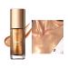 Body Luminizer Shimmer Oil Liquid Highlighter Makeup Face & Body Glow Shimmer Lotion Radiance All In One Makeup Waterproof Moisturizing Shimmer Body Oil (Bronze Gold) Bronze Gold 1 count (Pack of 1)