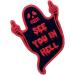 Ghost Patch: 'See You in Hell' Biker Applique - Iron/Sew On Emblem - Buy Online on GoSupps.com
