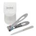 Barefoot Scientist Clip Clip Easy-Trim Nail Clippers  Stainless Steel Clippers for Perfect Nails 2 Piece Set