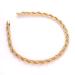 HZEYN Gold Metal Twisted Chain Headband for Women - Statement Hair Accessory - Buy Online on GoSupps.com