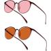 FL-41 Rose & FL-60 Brown Tinted Migraine Glasses | Indoor & Outdoor Light Sensitivity Relief for Photophobia & Computer Use - Buy Online on GoSupps.com