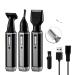 Men's Nose Hair Trimmer 2024 Professional Painless Rechargeable Nose Hair Trimmer for Men and Women Eyebrow Hair Trimmer Powerful Motor Double Edged Blades