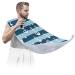 Striped Anchor Beard Bib Apron Beard Hair Catcher for Men Shaving Fathers Day Anniversary Christmas Gifts for Dad Husband Beard Bib with 2 Suction Cups