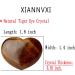 Xianvxi 1.8 Tiger Eye Healing Crystal Heart Stone | Reiki Gemstone for Love & Anxiety Relief | Perfect Valentine's Day Gift - Buy Online on GoSupps.com