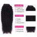Cecycocy Kinky Curly Clip in Hair Extensions - Brazilian Remy Human Hair 3C 4A, Natural Black, 18 Inch - Buy Online on GoSupps.com