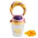 Buy Fruit Pacifier Feeding Silicone Teether | Safe Soft Silicone Feeder for Fruits & Vegetables - Shenrongtong Pink - Buy Online on GoSupps.com