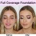 12 Color Correcting Concealer Palette with Brush - Cream Contouring Makeup Kit for Dark Circles, Red Marks, Scars - Longwear & Easy to Apply - Light Medium Shades - Buy Online on GoSupps.com