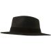 Unisex Summer Panama Fedora Hat - Adjustable Wide Brim in Black - Buy Online on GoSupps.com