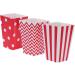 JECOMPRIS 240 Pcs Party Bag Suit for Paper Snowmen Christmas Ornaments Birthjays Goodie Bag Suit Heart Shaped Balloon Snack Packing Mermaid Party Decorations Candy Red Popcorn mediumx5pcs Redx5pcs - Buy Online on GoSupps.com