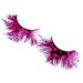 Dorisue Hot Pink Feather Eyelashes: Peacock Butterfly Design for Halloween Custome Barbie Look - Buy Online on GoSupps.com