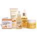 Turmeric Skin Care Kit 5PCS Long-Lasting Moisturizing Skincare Set with Turmeric Cream Turmeric Oil Turmeric Serum Turmeric Face Cream and Beauty Soap for Brightening Face 5PCS01
