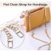47 Inch Purse Chain Strap Shoulder Crossbody Replacement Straps with Metal Buckles  Gold Chain Strap for Purse Crossbody Handbag (Gold) - Buy Online on GoSupps.com