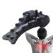 Therapoint - trigger point massager new life back extensor shoulder extension and relaxer |Highly elastic massage device for posture correction for the neck upper back trapezoidal muscles and black