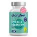 Vegan Patented Omega 3 2000mg Vegetable Algae Oil & Vitamin E Source of Fatty Acids DHA 600mg + EPA 300mg Cardiac Brain and Vision Health 60 Plant-Based Capsules No Additives