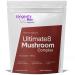 Longevity Box Ultimate 8 Mushroom Supplement - 8 Highest Strength Mushrooms with 30% Polysaccharides - Blend of Chaga Cordyceps Poria Reishi & More - for Full-Body and Brain Support 120 count (Pack of 1)