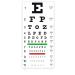 Trusty Eye Exam Chart  Standard Snellen Vision Test at 20 Feet  VINYL BANNER
