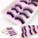 Holangela 5 Pairs Faux Eyelashes - Natural Look Self-Adhesive Reusable Thick Black Lashes for Quick & Easy Application - Shop Internationally - Buy Online on GoSupps.com
