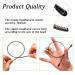 Men's Fashion Metal Hair Bands with Teeth - 6Pcs Black Elastic Headbands for Sports & Beauty - Buy Online on GoSupps.com