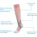 3 Pairs Sports Compression Socks for Men & Women - High Comfort Support Stockings for Travel Cycling Jogging & Thrombosis Relief | L-XL - Buy Online on GoSupps.com