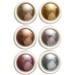 Poudre de paillettes ongles kit de poudre ongles chrom - 6 couleurs paillettes Fingernail Chrome - Poudre de peinture ongles chatoyante pour le festival les rencontres le maquillage l'Hallo 01 UN - Buy Online on GoSupps.com
