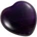 Morella Amethyst Gemstone Heart Lucky Charm - 3cm Velvet Bag - International Shipping - Buy Online on GoSupps.com