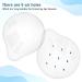 9-Hole Plastic Eye Patch - 2 Pcs Clear & Breathable Eye Cover for Cataract Recovery & Post-Surgery Protection - Buy Online on GoSupps.com