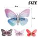 Glitter Butterfly Hair Clips - 12 Pack 3D Sparkle Hair Accessories for Girls & Women | International Shipping Available - Buy Online on GoSupps.com