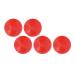 Verdant Touch Hand Grip Ball Wrist Training Massage Grip Ball 5 Pack Stress Relief Hand Grip Ball for Office Red (25 ) Peach Shape