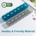 7 Day 1 Time a Day Pill Box with 7 Detachable Compartments - Red Travel Pill Organizer for Vitamins and Medication - Buy Online on GoSupps.com