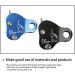 QKDS Climbing Rope Grab - Self Locking Belay Device for Rock Climbing and Mountaineering - Buy Online on GoSupps.com