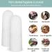 Fyfjur Dog Toothbrush Finger 10 Pcs Reusable Dog Finger Toothbrush Anti-Plaque Efficient Dog Teeth Cleaning Products for Dogs and Cats White - Buy Online on GoSupps.com