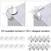 Transparent Silicone Safety Corner Guards for Childproofing Tables, Chairs, Furniture, and Cabinets - 20 Super Sticky L-Shaped and Round Protectors - Buy Online on GoSupps.com