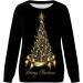 Shop Women's Santa Claus Sweater | Christmas & Ugly Moose Print Sweatshirts - XXL Black - Buy Online on GoSupps.com