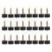 Heel Tip  High Heel Tip Non-Slip 24Pcs Heel Dowels Protector for Races  Weddings  Formal Occasions (13x13mm)