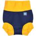 Splash About Baby & Toddler Happy Nappy Reusable Swim Nappy Navy/Yellow 6-12 Months