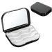 Eyelash Case Shmian Empty Eyelashes Storage Organizer Holder Case With Makeup Mirror Travel Pallet Lash Holder Display Can Store 3 Pairs Black