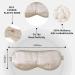 Zimasilk 100% Pure Mulberry Silk Sleeping Mask - 22 Momme Soft & Comfortable Beige | International Shipping Available - Buy Online on GoSupps.com