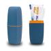 Toothbrush Cup Toothbrush Holder with Cover Travel Boothbrush Holder Portable Toothbrush Case and Carrier for Bathroom School Business Trip(Blue)