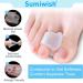 Sumiwish Bunion Corrector Toe Spacer Gel Separators - 5 Pairs/10 PCS Clear - Pain Relief & Overlapping Toe Correction - Buy Online on GoSupps.com