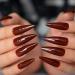 Stiletto Nails Long Pure Color Shiny Acrylic - 24pcs Reusable Easy Apply Set | Shop Internationally - Buy Online on GoSupps.com