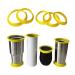 Tumbler Shields,Silicone Tumbler Shields for Epoxy Resin Paint,Tumbler Turner Insert Paint Spray Shield,Tumbler Protector for Spray Paint,Clean Rims Tool for DIY Glitter Epoxy Tumblers (5)