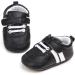 MASOCIO Infant Anti-Slip Trainer Sneakers - Baby Boy Girl First Walking Shoes (3-6 Months, Black) - Buy Online on GoSupps.com