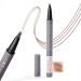 Auburn Eyebrow Pencil with 4-Prong Micro-Fork Tip Applicator Microblading Eyebrow Pen for Red Head Create Hair-like Stroke for Natural Brows All-Day Wear Smudgeproof YES.EYE DO (Rustic Red-Auburn)