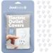 Outlet Plug Covers (32 Pack) Clear Child Proof Electrical Protector Safety Caps - Jool Baby