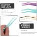 Magiclulu 6-Piece Eyelash Case Set | Stainless Steel Eyelash Holders & Tweezers for False Eyelash Extensions | Perfect Tool Kit for Beauty Enthusiasts - Buy Online on GoSupps.com