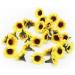 Cabilock 50pcs Fake Flower Head Sunflower Headband Sunflower Decor Sunflower Craft Ornament Clothing Box - Buy Online on GoSupps.com