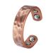 Vintage Hammered Design Copper Rings Magnetic Rings for Women or Men (Men)
