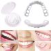 Care Spring Veneer Teeth 2 Pairs False Teeth Veneer Snap in Teeth Instant Perfect Smile Teeth Top and Bottom Dental Veneers Dentures Men and Women Teeth Whitening Kit - Buy Online on GoSupps.com