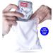 Nuby Soothing Teething Mitten 2 Pack with Hygienic Travel Bag - Blue - Buy Online on GoSupps.com
